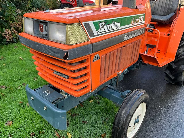Kubota sunshine l1-18 minitractor met grondfrees - afbeelding 22 van  22