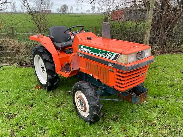 Kubota sunshine l1-18 minitractor - afbeelding 4 van  10