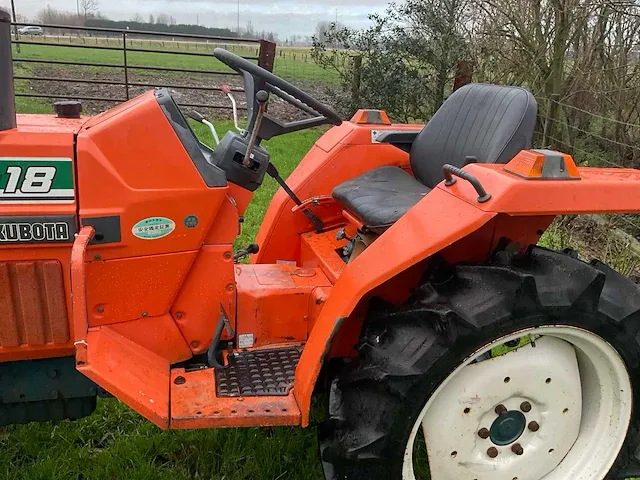 Kubota sunshine l1-18 minitractor - afbeelding 9 van  10