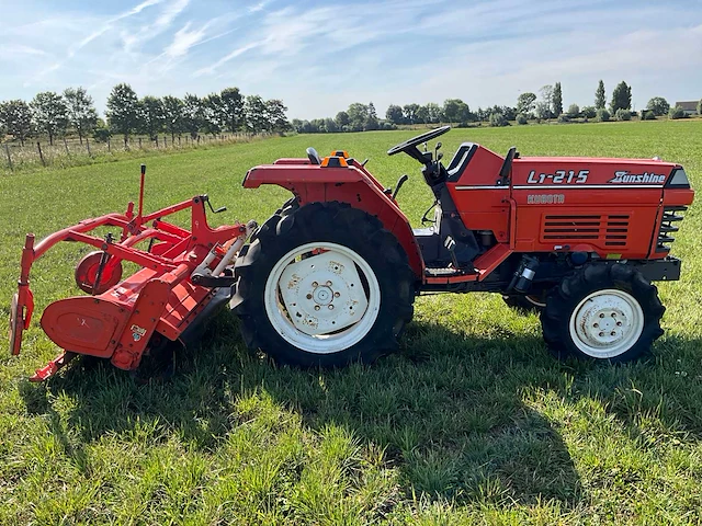 Kubota sunshine l1-215d minitractor met grondfrees - afbeelding 18 van  23