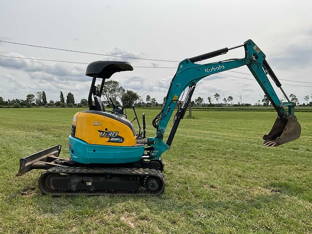 Kubota u-30-5 midi rupsgraafmachine - afbeelding 18 van  23