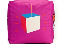 Kubus - zitkubus - 45 x 45 x 45 cm. - wasbaar - ook voor outdoor - aperocube - mauve - afbeelding 4 van  4