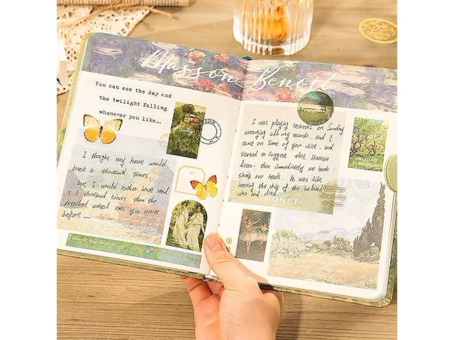 Kueohse esthetische scrapbook-kit - afbeelding 2 van  4