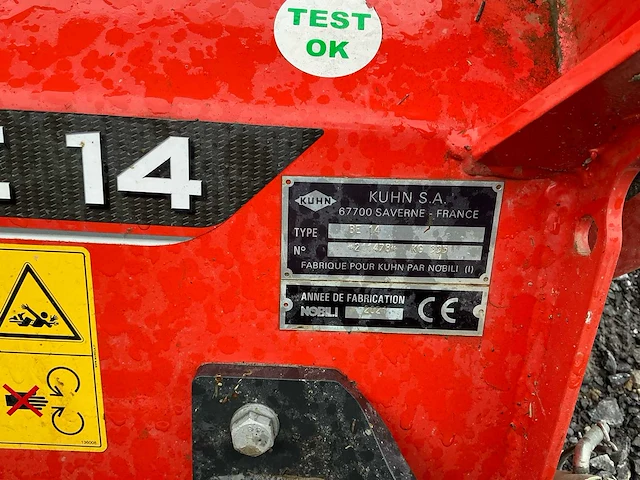 Kuhn be14 klepelmaaier - afbeelding 3 van  11