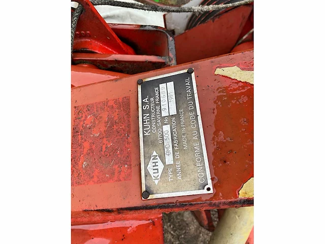 Kuhn gmd-500 - 1991 - afbeelding 5 van  8