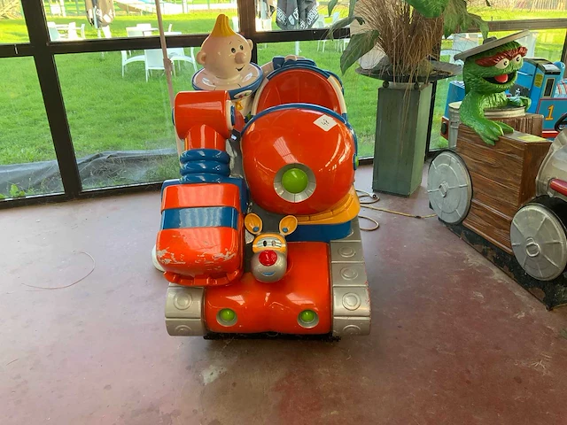 Kuifje astronout - kiddy ride - decorationmaterial - afbeelding 2 van  5