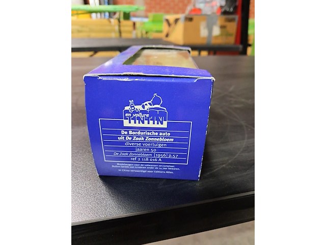 Kuifje auto de bordurische uit (de zaak zonnebloem) - afbeelding 2 van  4