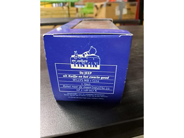 Kuifje auto de jeep uit (kuifje en het zwarte goud) - afbeelding 2 van  4