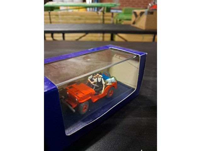 Kuifje auto de jeep uit (kuifje en het zwarte goud) - afbeelding 4 van  4