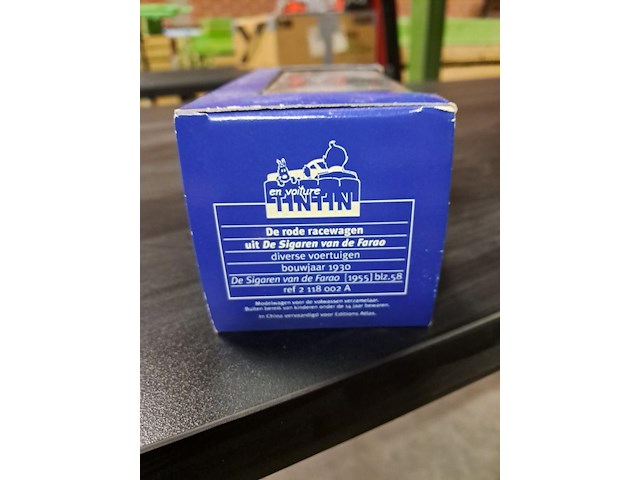 Kuifje auto de rode racewagen uit (de sigaren van de farao) - afbeelding 2 van  4