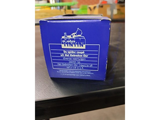 Kuifje auto de spider coupé uit (het gebroken oor) - afbeelding 2 van  4