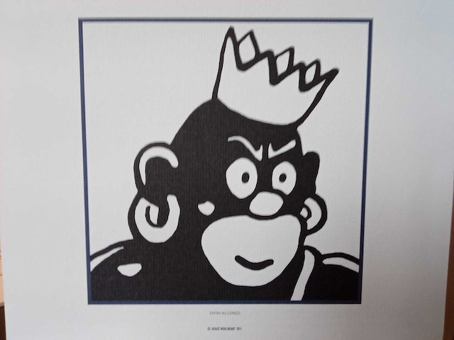 Kuifje ex libris - afbeelding 2 van  2