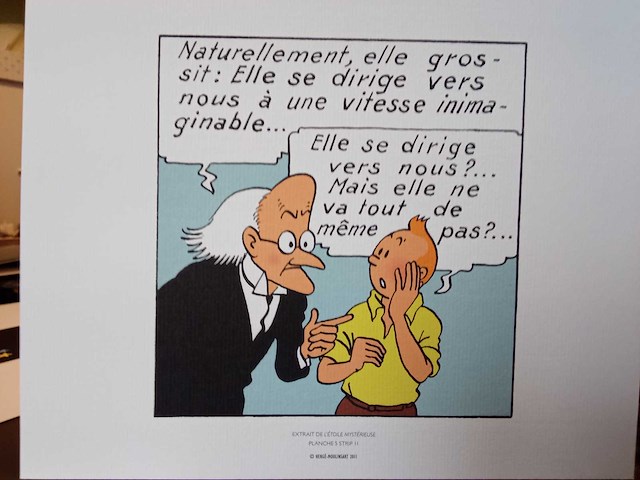 Kuifje ex libris - afbeelding 2 van  2