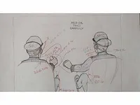 Kuifje originele tekening - afbeelding 1 van  2