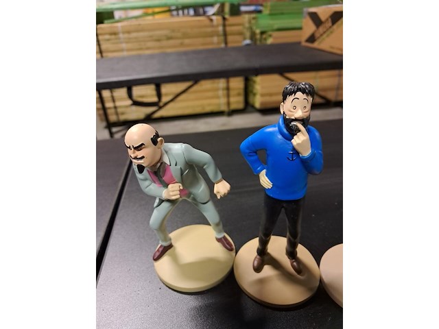 Kuifje serie beeldjes 5 st (14cm groot) - afbeelding 2 van  5