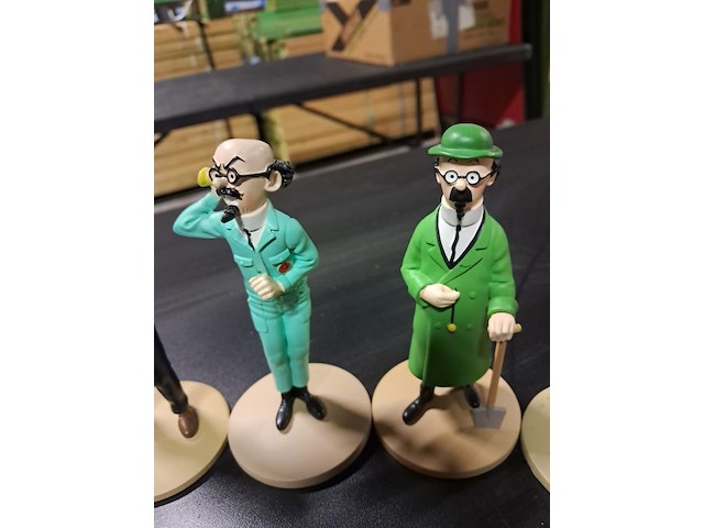 Kuifje serie beeldjes 5 st (14cm groot) - afbeelding 3 van  5