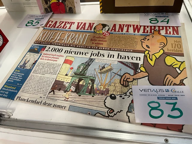 Kuifjes krant - afbeelding 1 van  1