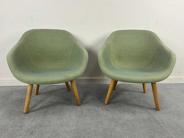 Kuipstoel - waiting room chair (2x) - afbeelding 1 van  4