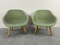 Kuipstoel - waiting room chair (2x) - afbeelding 1 van  4