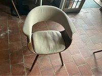 Kuipstoel beige - afbeelding 1 van  3