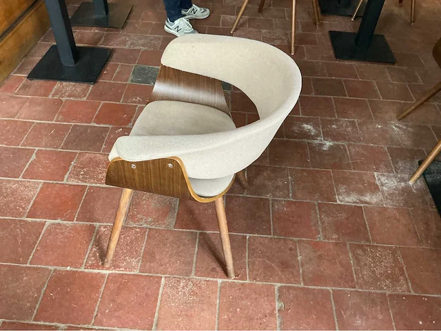 Kuipstoel beige - afbeelding 2 van  3