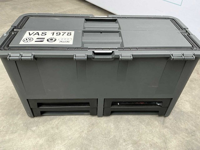 Kunsstof gereedschapskoffer (2x) - afbeelding 2 van  17