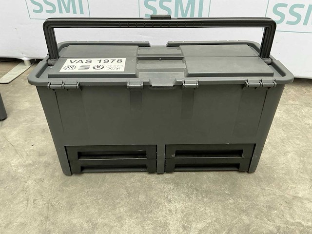 Kunsstof gereedschapskoffer (2x) - afbeelding 12 van  17