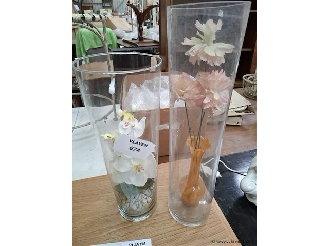 Kunstbloem in vaas - afbeelding 1 van  1