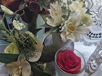 Kunstbloemen en thermometer - afbeelding 2 van  3