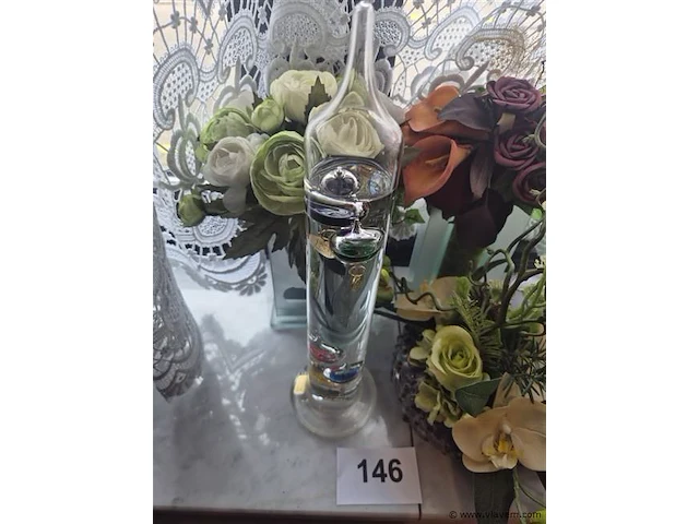 Kunstbloemen en thermometer - afbeelding 3 van  3