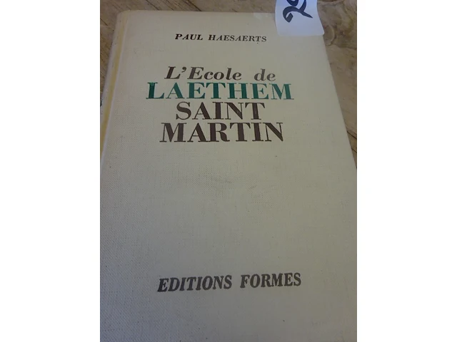 Kunstboek l' ecole de laethem saint martin - afbeelding 1 van  2