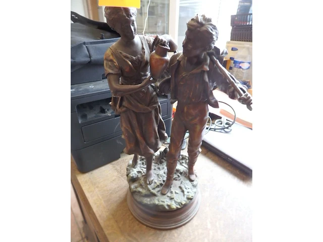 Kunstbrons koppel rancoulet - afbeelding 1 van  4