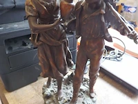 Kunstbrons koppel rancoulet - afbeelding 1 van  4