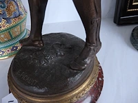 Kunstbrons op draaivoet e,picault h- 82 cm - afbeelding 2 van  6