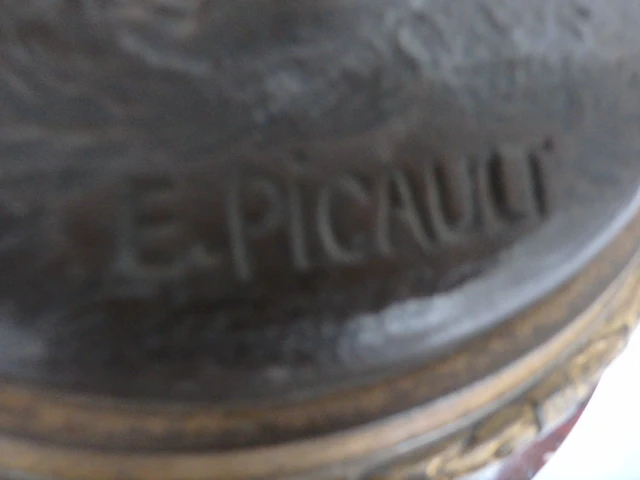 Kunstbrons op draaivoet e,picault h- 82 cm - afbeelding 4 van  6