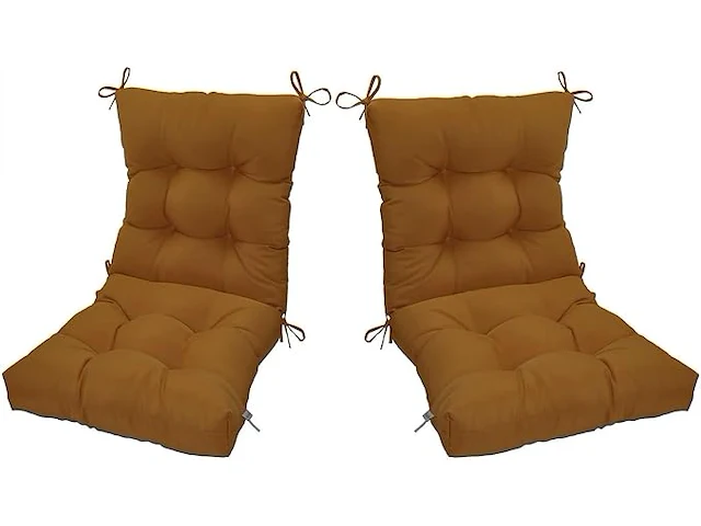 Kunste zitkussens (lichtbruin) - afbeelding 1 van  4