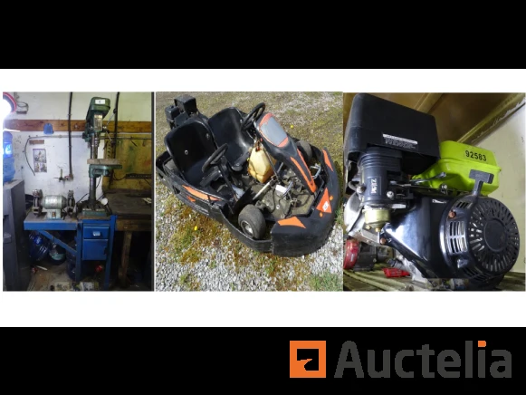 Kunsten, motoren, onderdelen, werkplaats . (4)