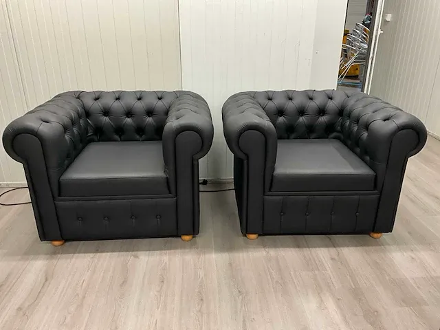 Kunstlederen fauteuil - afbeelding 3 van  6