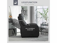 Kunstleren fauteuil (zwart) - afbeelding 4 van  7