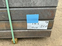 Kunstof 12x12 2m40 tuinpalen (26x) - afbeelding 4 van  4