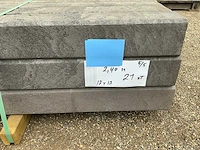 Kunstof 12x12 2m40 tuinpalen (42x) - afbeelding 4 van  4