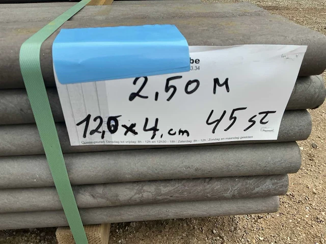 Kunstof 4x12 2m50 tuinleggers (45x) - afbeelding 4 van  4