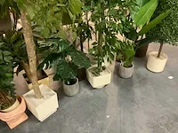 Kunstof planten in pot (14x) - afbeelding 4 van  7