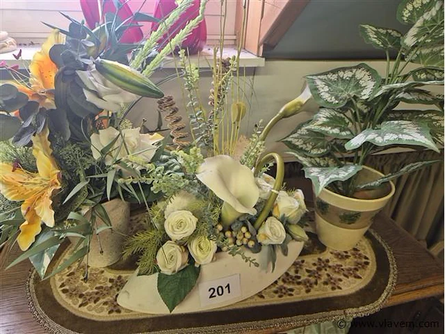 Kunstplanten 3 stuks - afbeelding 1 van  3