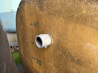 Kunststof 5000 liter tank, gebruikt als watertank voor opslag regenwater. - afbeelding 3 van  9