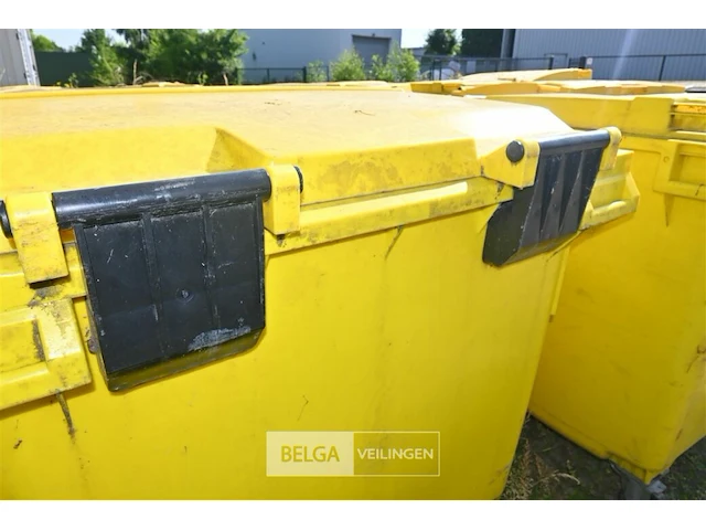 Kunststof afvalcontainer 1100 liter - afbeelding 7 van  7