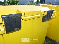 Kunststof afvalcontainer 1100 liter - afbeelding 7 van  7