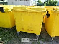 Kunststof afvalcontainer 1100 liter - afbeelding 2 van  7