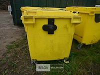 Kunststof afvalcontainer 1100 liter - afbeelding 3 van  6