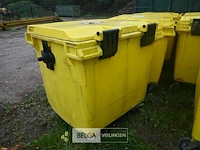 Kunststof afvalcontainer 1100 liter - afbeelding 5 van  6